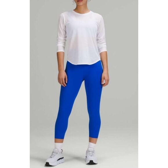 Lululemon NEW size 16 base pace blue leggings / tights - Picture 6 of 9